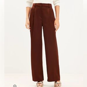 LOFT Peyton Trouser in Chocolate Fondant